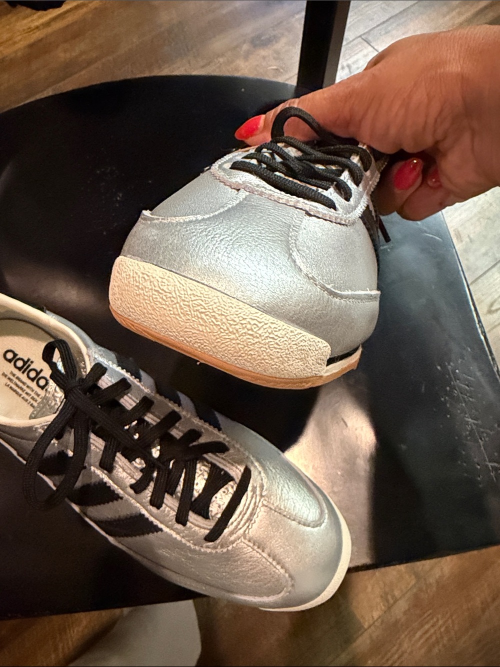 Adidas Originals SL 72 OG SilverMetallic/Core Black 9 Retro-Chic Sporty - Picture 10 of 10